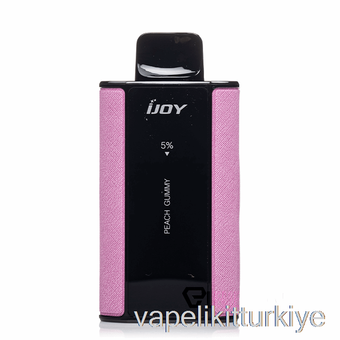 Vape Elektronik Sigara Ijoy Kaptan 10000 Tek Kullanımlık şeftali Sakızlı